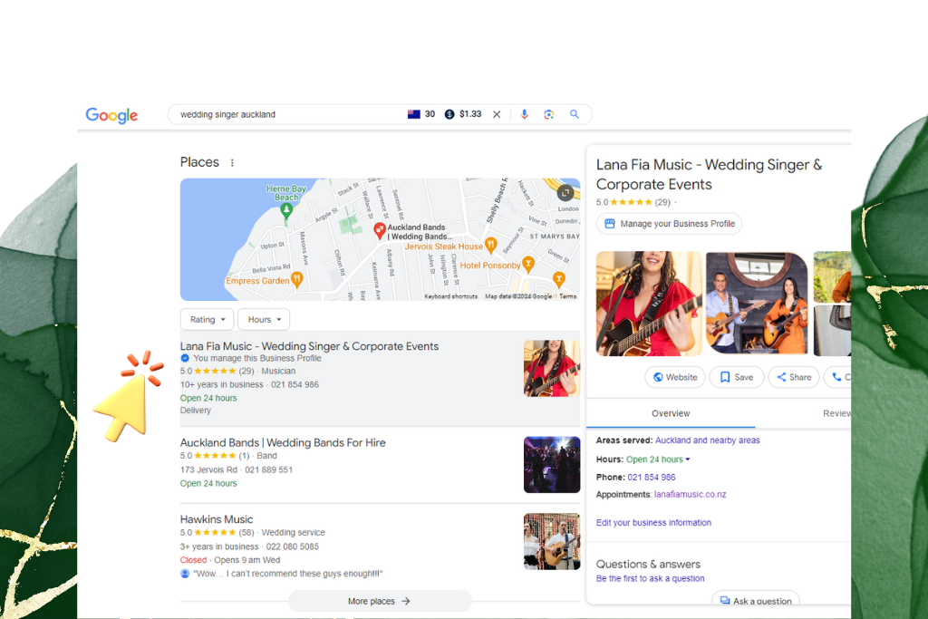Top Google Maps Result